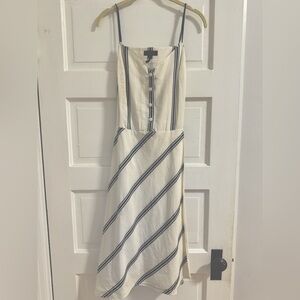 rag & bone blue and white striped dress, size medium